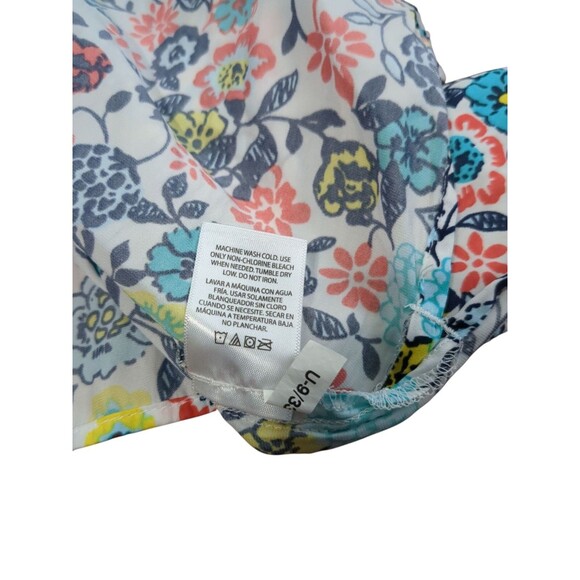 Terra & Sky Womens Top Size 1X Ruffle Sleeve Off Shoulder Floral - Picture 7 of 8